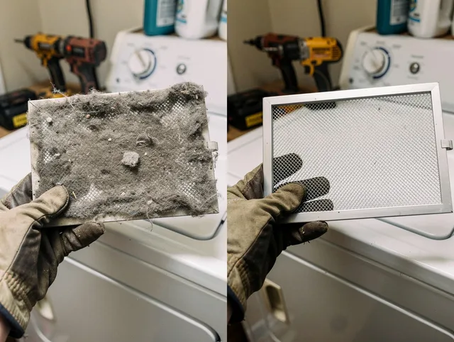 Professional lint trap cleaning by Ansonia Dryer Vent Cleaning in Ansonia
