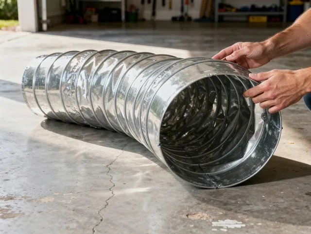Ansonia Dryer Vent Cleaning specialist using advanced equipment for thorough duct cleaning in Ansonia