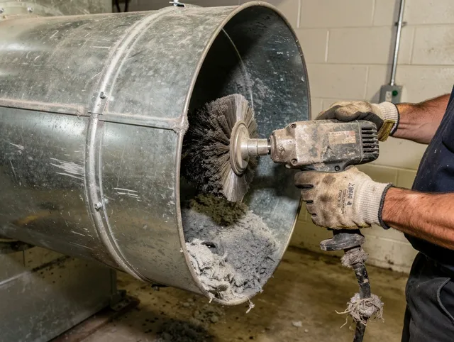 Industrial-grade dryer vent cleaning by Ansonia Dryer Vent Cleaning in Ansonia